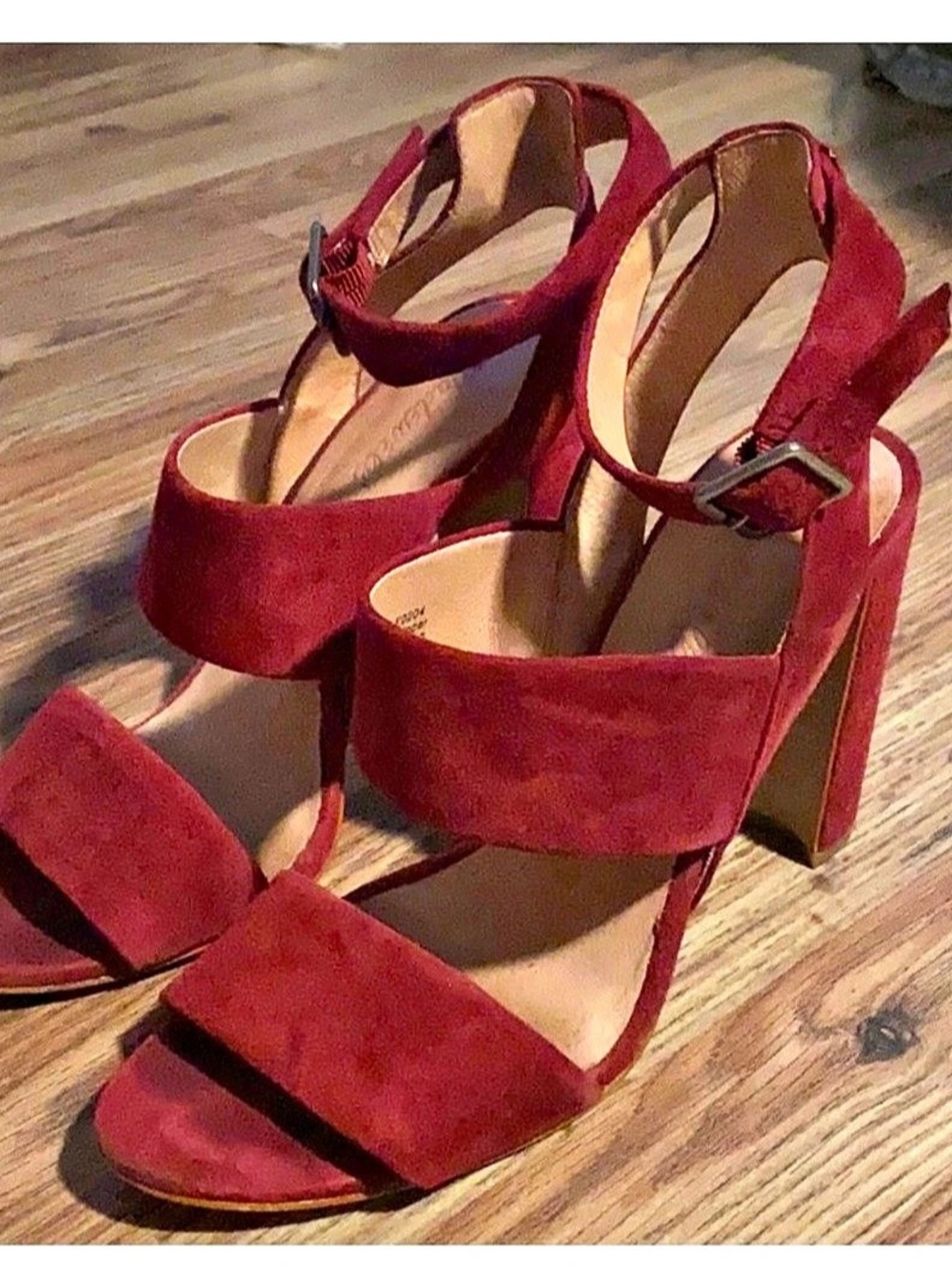 Madewell “Octavia” Stack-Heel Sandal